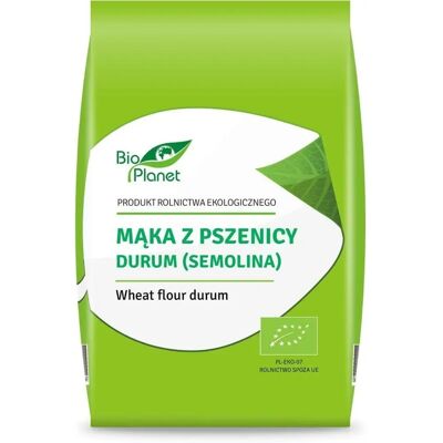 BIO PLANET Hartweizengrieß - Bio Durum Weizenmehl - 500g BIO PLANET Hartweizengrieß - Bio Durum Weizenmehl - 500g
