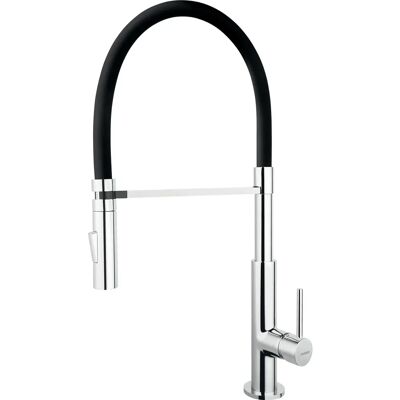 Novaservis - Grifo de Cocina Ferro - Caño Flexible - Negro/Cromado Novaservis - Grifo de Cocina Ferro - Caño Flexible - Negro/Cromado
