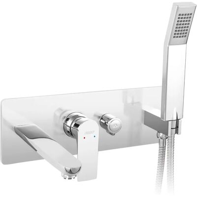 NOVASERVIS Ferro Algeo Square - Mitigeur encastré pour baignoire - Chrome - Publicité NOVASERVIS Ferro Algeo Square - Mitigeur encastré pour baignoire - Chrome - Publicité