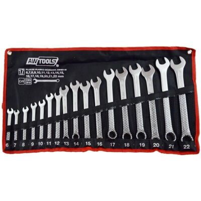 Awtools 17-teiliger Ringschlüsselsatz - 6-22mm Awtools 17-teiliger Ringschlüsselsatz - 6-22mm