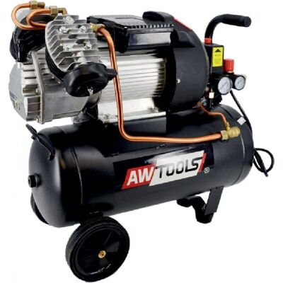 AW Tools ZVA-50L V Ölbetriebener Kompressor - 50L Kapazität - Industriequalität AW Tools ZVA-50L V Ölbetriebener Kompressor - 50L Kapazität - Industriequalität