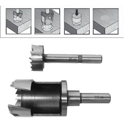 AWTools AW40330 Bohrer - 40mm für Holz & Furnier AWTools AW40330 Bohrer - 40mm für Holz & Furnier