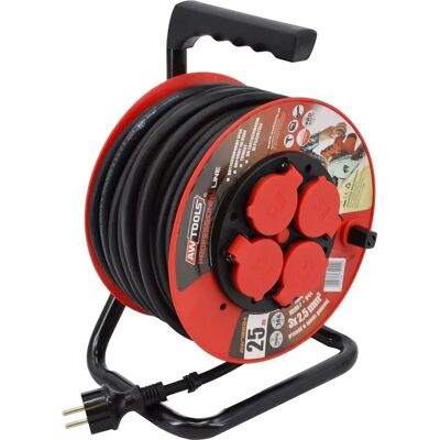 AWTOOLS - PRZEDŁUŻACZ BĘBEN PROFESSIONAL 40m 3x2,5mm 16A / 3680W / IP44 - Extension Cable Reel AWTOOLS - PRZEDŁUŻACZ BĘBEN PROFESSIONAL 40m 3x2,5mm 16A / 3680W / IP44 - Extension Cable Reel