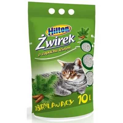 Litière pour chat en bentonite Hilton - 10L - Formation de grumeaux - Publicité Litière pour chat en bentonite Hilton - 10L - Formation de grumeaux - Publicité