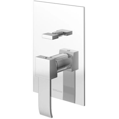 Kohlman Axis Wbudowany bateria do wanny i prysznica - Nowoczesne wykończenie chromem Kohlman Axis Wbudowany bateria do wanny i prysznica - Nowoczesne wykończenie chromem
