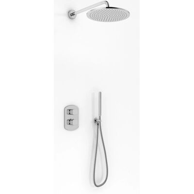 Kohlman - Foxal - 40 cm - Chrom - Zestaw prysznicowy Kohlman - Foxal - 40 cm - Chrom - Zestaw prysznicowy