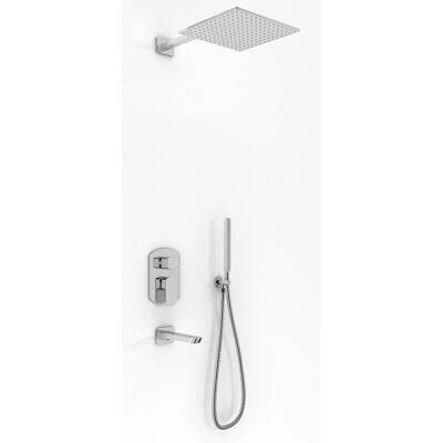Kohlman - Foxal QW211FQ30 - chromowany - 30x30 - Zestaw prysznicowy Kohlman - Foxal QW211FQ30 - chromowany - 30x30 - Zestaw prysznicowy