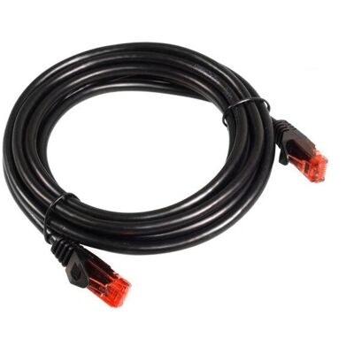 Maclean MCTV-742 Netzwerkkabel - 3m, Schwarz, Cat6 UTP Maclean MCTV-742 Netzwerkkabel - 3m, Schwarz, Cat6 UTP