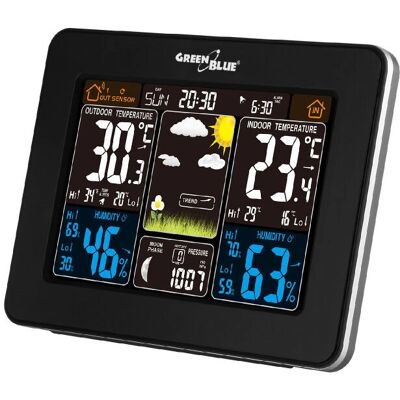Greenblue 46004 Schwarze Wetterstation - Wetterstation Greenblue 46004 Schwarze Wetterstation - Wetterstation