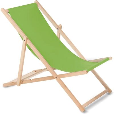Sdraio classica in faggio Green & Blue - Giardino, Spiaggia, Piscina Sdraio classica in faggio Green & Blue - Giardino, Spiaggia, Piscina