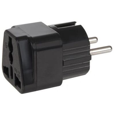 Maclean MCE155 Stromadapter - UK nach EU - Schwarz Maclean MCE155 Stromadapter - UK nach EU - Schwarz