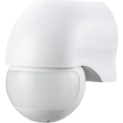 Sensore di movimento infrarosso Maclean - Raggio 12m - 180° - Bianco Sensore di movimento infrarosso Maclean - Raggio 12m - 180° - Bianco