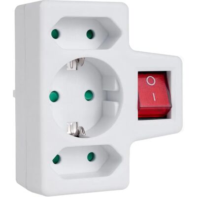 Maclean Energy MCE215 - Mehrfachsteckdose - Mit Schalter Maclean Energy MCE215 - Mehrfachsteckdose - Mit Schalter