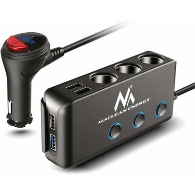 Caricatore Auto ad Alta Potenza Maclean MCE218 - Ricarica Veloce 120W Caricatore Auto ad Alta Potenza Maclean MCE218 - Ricarica Veloce 120W