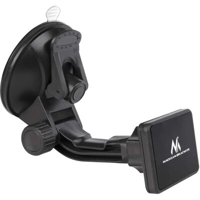 Maclean Universeller Magnetischer Autohalter - 360° Drehbar, Schwarz Maclean Universeller Magnetischer Autohalter - 360° Drehbar, Schwarz