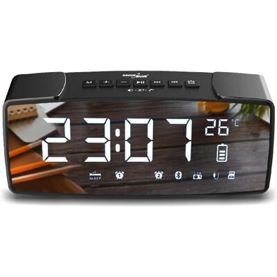 Greenblue GB200 Bluetooth Väckarklocka - Alarm, Temp, 2200mAh Greenblue GB200 Bluetooth Väckarklocka - Alarm, Temp, 2200mAh