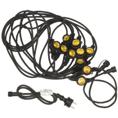 Maclean Schwarz 10m Innen/Außen Lichterkette - IP44 Maclean Schwarz 10m Innen/Außen Lichterkette - IP44