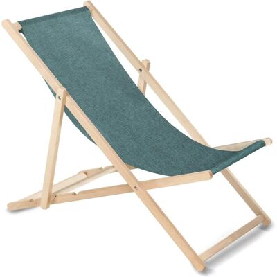 Transat en merisier melange turquoise Green & Blue - Mobilier d'extérieur - Publicité Transat en merisier melange turquoise Green & Blue - Mobilier d'extérieur - Publicité