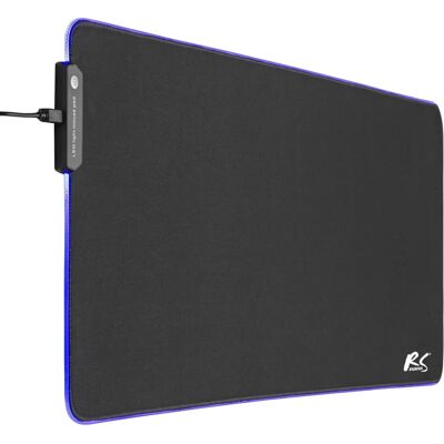 NanoRS RS705 Tappetino gaming XXL per mouse e tastiera - RGB, 80x30cm, Antiscivolo NanoRS RS705 Tappetino gaming XXL per mouse e tastiera - RGB, 80x30cm, Antiscivolo
