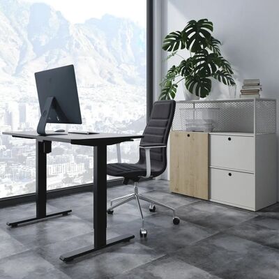 Ergo Office Elektrischer Schreibtisch - Höhenverstellbar - 80kg Max Ergo Office Elektrischer Schreibtisch - Höhenverstellbar - 80kg Max