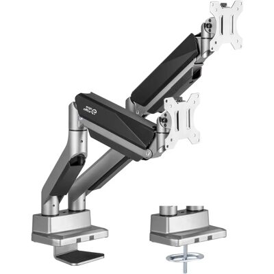 Maclean Tischhalterung für zwei Monitore - Gasfeder, VESA 75x75 / 100x100 - ER-446 Maclean Tischhalterung für zwei Monitore - Gasfeder, VESA 75x75 / 100x100 - ER-446