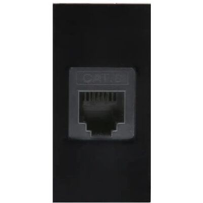 Maclean MCE725B - Einzelner LAN-Anschluss - Schwarz - Wandmontage Maclean MCE725B - Einzelner LAN-Anschluss - Schwarz - Wandmontage