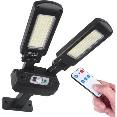 MACLEAN MCE447 Luce Solare LED Doppia con Sensore di Movimento e Crepuscolo MACLEAN MCE447 Luce Solare LED Doppia con Sensore di Movimento e Crepuscolo