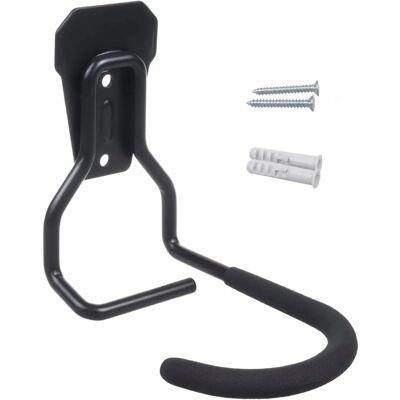 Suporte de parede para bicicleta Maclean - Gancho de aço vertical - 20kg Garagem Suporte de parede para bicicleta Maclean - Gancho de aço vertical - 20kg Garagem