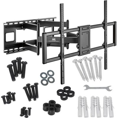 Maclean MC-482 Väggfäste för TV 60-120" för platta och böjda TV-apparater upp till 120kg - VESA 900x600 Sväng, Tilt & Roter Maclean MC-482 Väggfäste för TV 60-120" för platta och böjda TV-apparater upp till 120kg - VESA 900x600 Sväng, Tilt & Roter