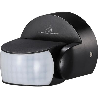 Maclean Model MCE468 PIR Infrared Motion Sensor - 12M Range - Black Maclean Model MCE468 PIR Infrared Motion Sensor - 12M Range - Black