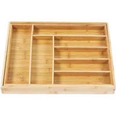 Organizzatore di posate in bambù Greenblue Gb379 - Estensibile per cassetti Organizzatore di posate in bambù Greenblue Gb379 - Estensibile per cassetti