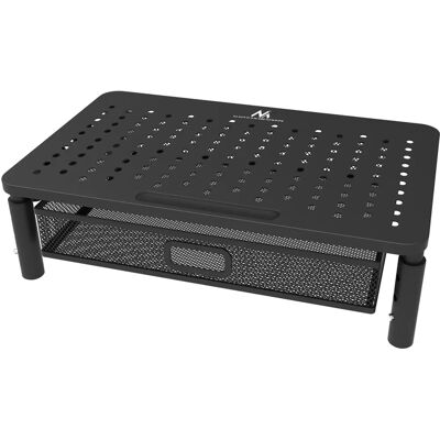 Maclean Monitor- och Laptop-ställning - Ergonomisk, Svart Maclean Monitor- och Laptop-ställning - Ergonomisk, Svart