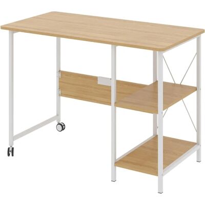 Maclean MC-411 W Opvouwbaar Bureau Licht Beukenhout - 107x45x75cm Maclean MC-411 W Opvouwbaar Bureau Licht Beukenhout - 107x45x75cm