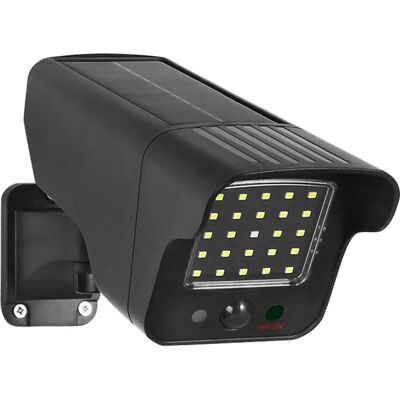 Maclean SOL1803S Telecamera di sicurezza solare finta - LED lampeggiante Maclean SOL1803S Telecamera di sicurezza solare finta - LED lampeggiante