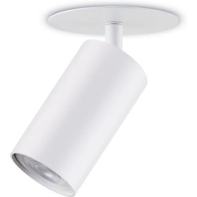 Maclean Weiße Rund-Aluminium-Einbauspot GU10 55x100mm - Beleuchtung Maclean Weiße Rund-Aluminium-Einbauspot GU10 55x100mm - Beleuchtung