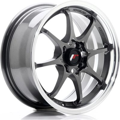 Japan Racing Jr5 15''X8 Gun Metal Roue - Jante - Publicité Japan Racing Jr5 15''X8 Gun Metal Roue - Jante - Publicité