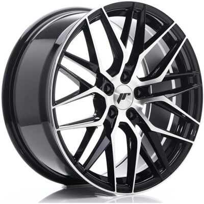 Japon Racing Jr28 19X8,5 Et35 5X112 Noir Brillant Face Usinée - Roue - Publicité Japon Racing Jr28 19X8,5 Et35 5X112 Noir Brillant Face Usinée - Roue - Publicité
