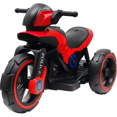 Baby Mix POLICE Elektromos Motor - Piros Gyerekeknek 3-7 Baby Mix POLICE Elektromos Motor - Piros Gyerekeknek 3-7