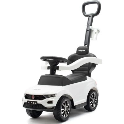 Zabawka na pchnięcie VW T-ROC Baby Mix - Licencja, Drążek kierowniczy, Regulowane podnóżki Zabawka na pchnięcie VW T-ROC Baby Mix - Licencja, Drążek kierowniczy, Regulowane podnóżki