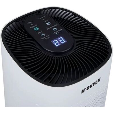 N'oveen Noveen DH450 Luftentfeuchter - 520ml/24h, Weiß, Automatisch N'oveen Noveen DH450 Luftentfeuchter - 520ml/24h, Weiß, Automatisch