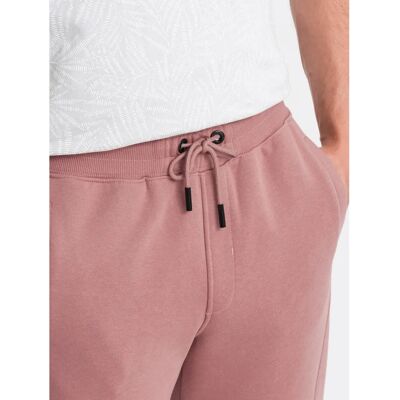 Ombre Herre Basic Bomuld Jogger Træningstights - Mørk pink - Joggingbukser Ombre Herre Basic Bomuld Jogger Træningstights - Mørk pink - Joggingbukser