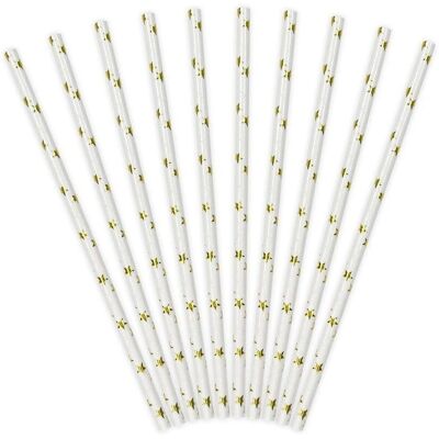 Pricenet Paperipilli - Kultaiset tähdet - 19,5 cm - 10 kpl Pricenet Paperipilli - Kultaiset tähdet - 19,5 cm - 10 kpl