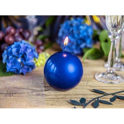 Pricenet Modell 6cm Marineblau Metallkerze Kugel - Kerzentyp Pricenet Modell 6cm Marineblau Metallkerze Kugel - Kerzentyp