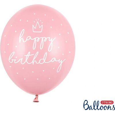 PartyDeco SB14P-244-081J-6 Rosa Partyballon - Partydekoration PartyDeco SB14P-244-081J-6 Rosa Partyballon - Partydekoration