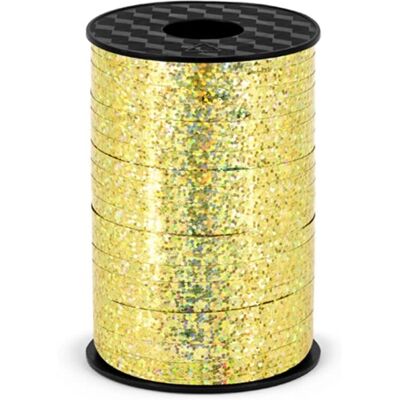 PartyDeco Gold-Hologrammband - 225m PartyDeco Gold-Hologrammband - 225m
