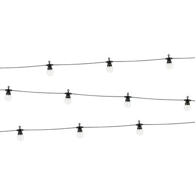 Pricenet LED Festoon Licht - Schwarz, 5m - Lichterkette Pricenet LED Festoon Licht - Schwarz, 5m - Lichterkette