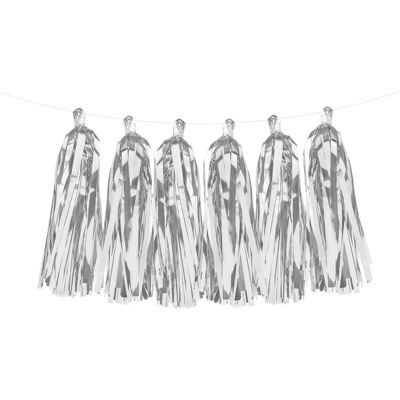 PartyDeco Silberspirale Girlande - Partydekoration PartyDeco Silberspirale Girlande - Partydekoration