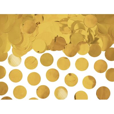 PartyDeco KONS45-019 Gold-Konfetti Kreise - Konfettikanone PartyDeco KONS45-019 Gold-Konfetti Kreise - Konfettikanone