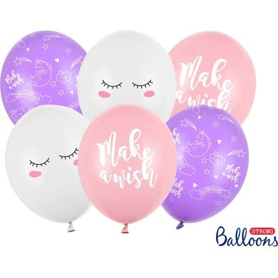 PartyDeco SB14P-204-000-6 Party Dekoration - Einhorn, 30cm, Packung 6 PartyDeco SB14P-204-000-6 Party Dekoration - Einhorn, 30cm, Packung 6