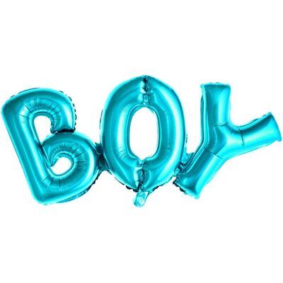 PartyDeco Modèle: FB8M-001 Ballon en feuille Bleu 'BOY' - Décoration de Fête - Publicité PartyDeco Modèle: FB8M-001 Ballon en feuille Bleu 'BOY' - Décoration de Fête - Publicité